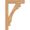 Ekena Millwork Merced Block Smooth Bracket w/ Offset Brace, Western Red Cedar, 5 1/2"W x 22"D x 34"H BKT0604X22X34MRC05SWR - alternate 4